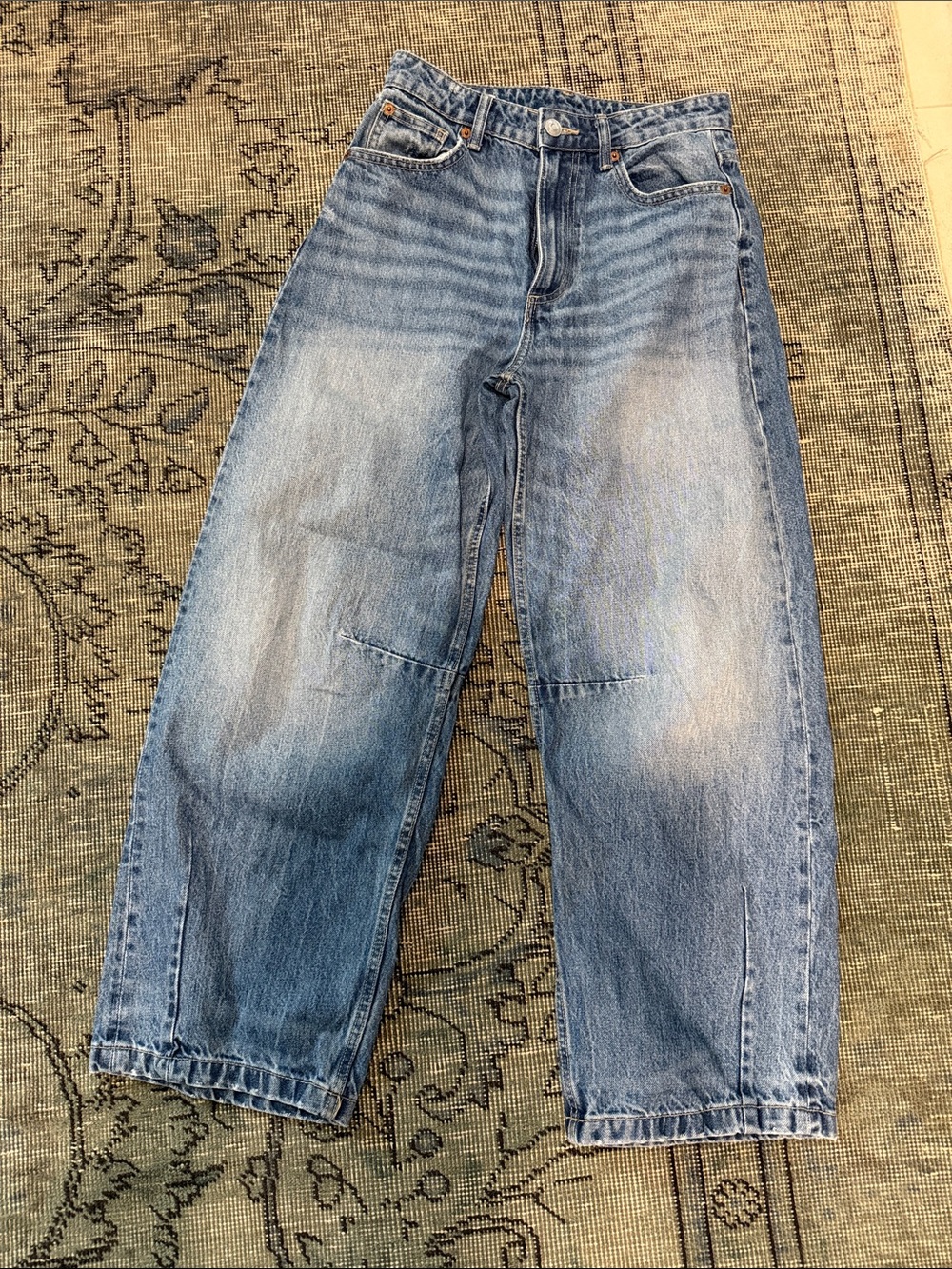 Zara Relaxed Fit Light Blue Women's Jeans